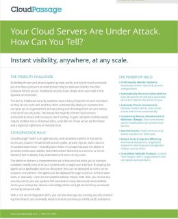 Your Cloud Servers Are Under Attack: How Can You Tell?