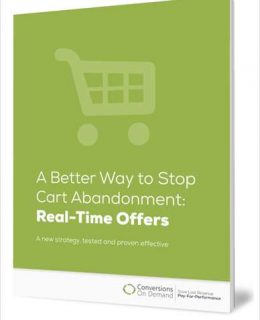 A Better Way to Stop Shopping Cart Abandonment: Real-Time Offers