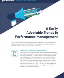 5 Easily Adoptable Trends In Performance Management