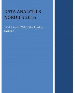Data Analytics Nordics Preliminary Agenda