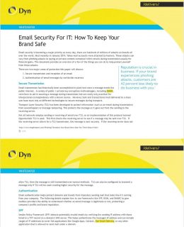 Protecting Your Brand & Reputation: A Guide To Email Security For IT