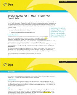 Email Security For IT: How To Keep Your Brand Safe