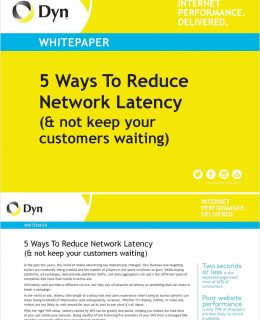 Five Ways to Reduce Network Latency