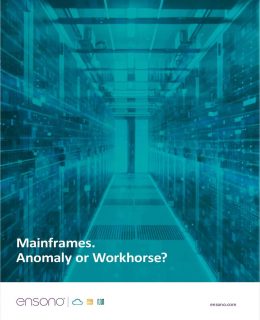 Mainframes. Anomaly or Workhorse.