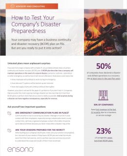 Business Continuity/Disaster Recovery (BCDR)