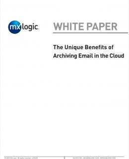 The Unique Benefits of Archiving Email in the Cloud