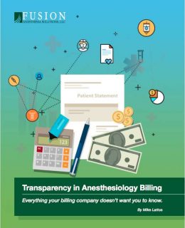 Transparency in Anesthesiology Billing