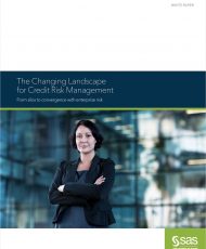 The Changing Landscape for Credit Risk Management
