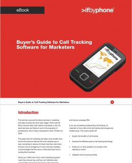 Buyer's Guide to Call Tracking Software for Marketers