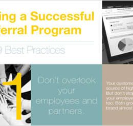 9 Best Practices for Running a Referral Program Infographic