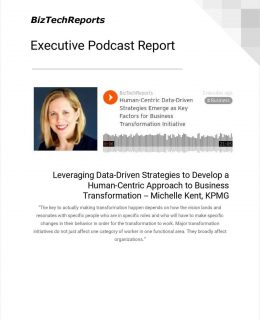 Leveraging Data-Driven Strategies to Develop a Human-Centric Approach to Business Transformation -- Michelle Kent, KPMG