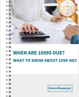 When Are 1099s Due?