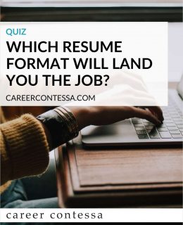 Quiz - Which Resume Format Will Land You The Job?