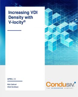 Increasing VDI Density with V-locity