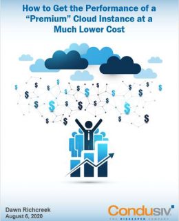 How to Get the Performance of a 'Premium' Cloud Instance at Much Lower Cost