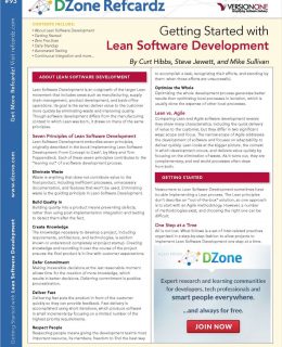 Getting Started with Lean Software Development