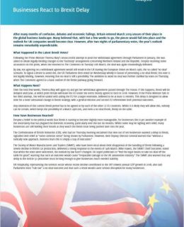How will delaying Brexit impact your business?
