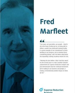 Fred Marfleet - Founder & Executive Chairman of Expense Reduction Analysts