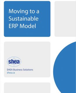 Moving to a Sustainable ERP Model