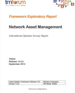 Network Asset Management Survey report 2014