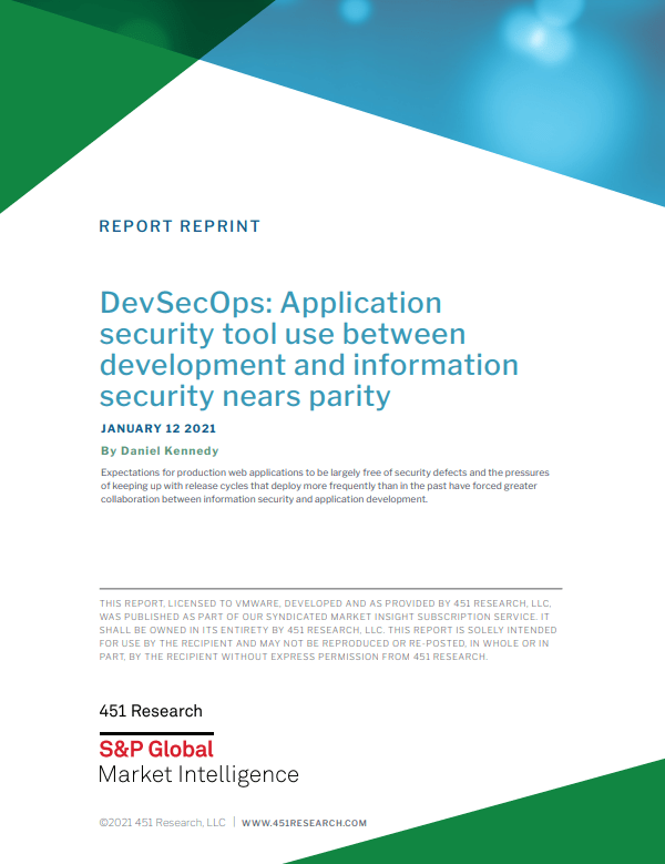 Screenshot 1 11 - DevSecOps: Application security tool use between development and information security nears parity