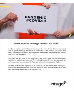 The Business Challenge Behind COVID-19