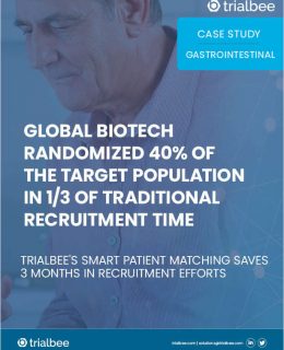 TRIALBEE'S SMART PATIENT MATCHING SAVES 3 MONTHS IN RECRUITMENT EFFORTS