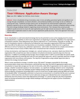 Tintri VMstore: Application-Aware Storage
