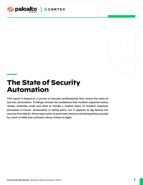 Screenshot 2 - The State of Security Automation