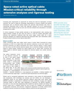 AirBorn Space-Rated Active Optical Cable Whitepaper