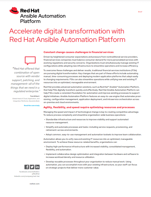 Screenshot 1 34 - Accelerate digital transformation with Red Hat Ansible Automation Platform