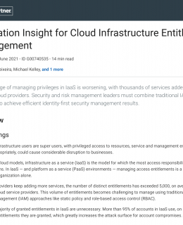 Gartner cover 260x320 - Gartner Innovation Insight for Cloud Infrastructure Entitlement Management