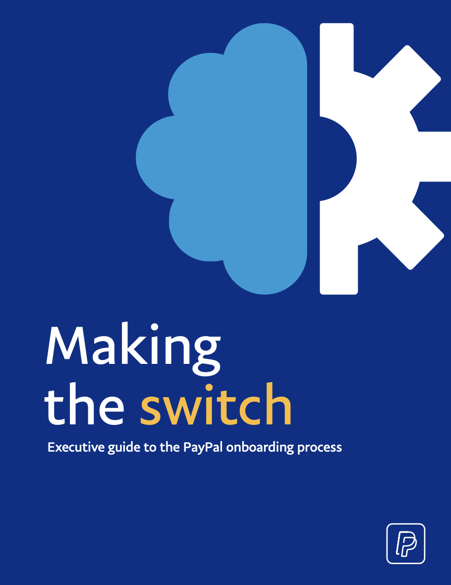 making the switch cover - Paypal make it possible ease of integration