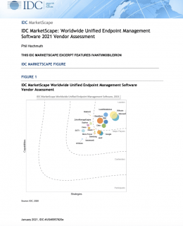 IDC MarketScape 260x320 - IDC MarketScape: Worldwide Unified Endpoint Management Software 2021 Vendor Assessment