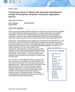 The Business Value 260x320 - The Business Value of VMware NSX Advanced Load Balancer