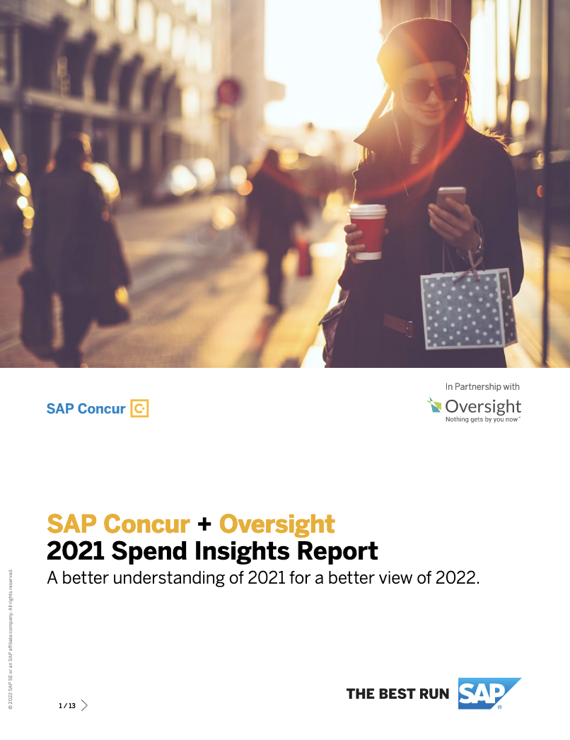 2021 Spend Insights Report - 2021 Spend Insights Report