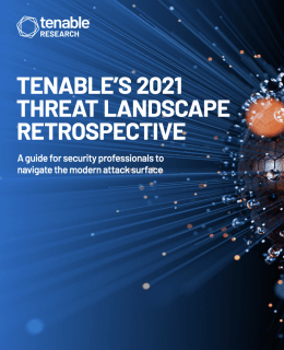 Tenables 2021 260x320 - Tenable's 2021 Threat Landscape Retrospective