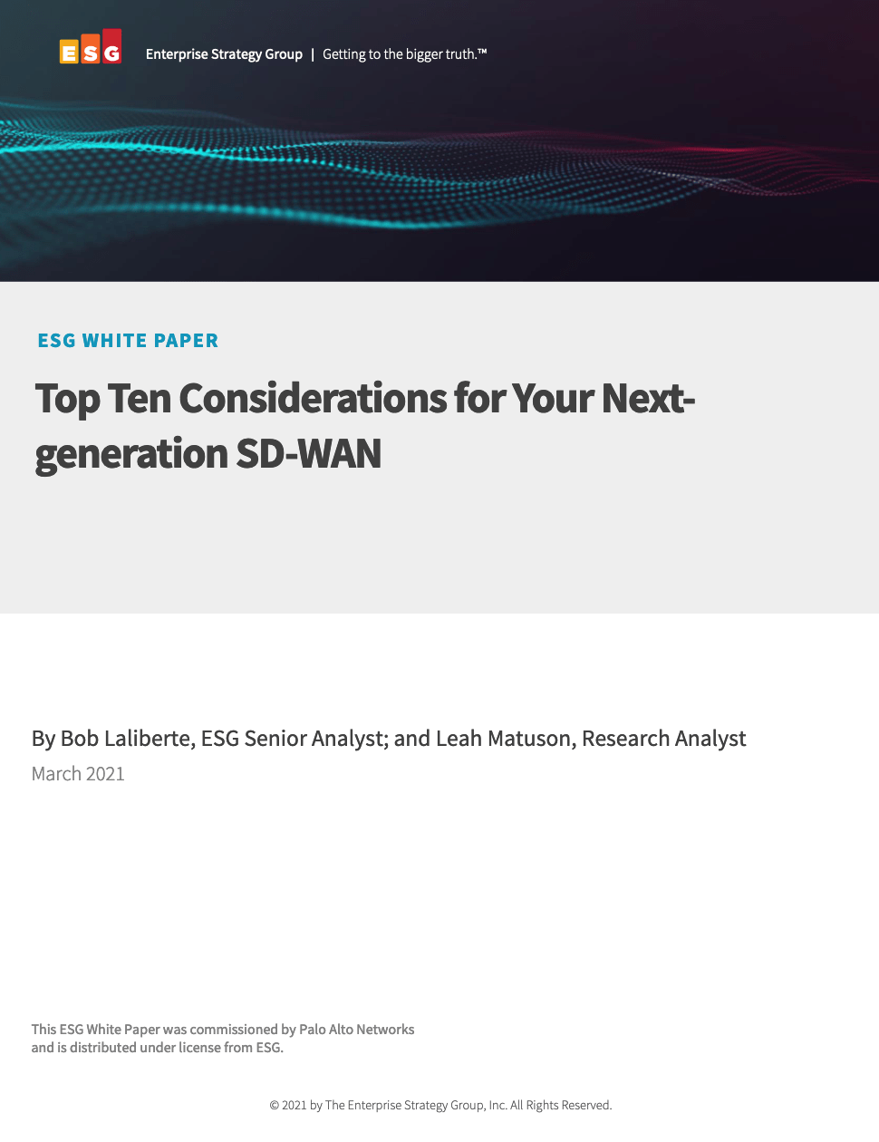 top 10 - Top Ten Considerations for Your Next-generation SD-WAN