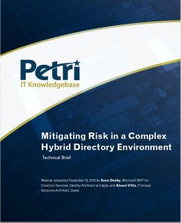 Mitigating Risk in a Complex Hybrid Directory Environment