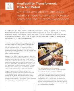 Availability Transformed: OSA for Retail