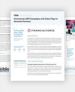 FinancialForce Orchestrates ABM Campaigns with Sales Plays to Generate Revenue