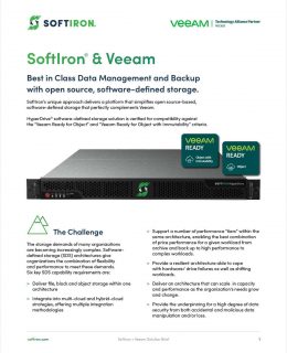 SoftIron & Veeam - Solution Brief
