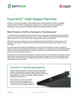 HyperSafe Ceph Support Solution Brief