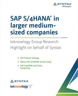 SAP S/4HANA® in Larger Medium-Sized Companies