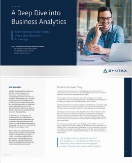 A Deep Dive into Business Analytics: Transforming a Data Swamp into a Clear Business Advantage
