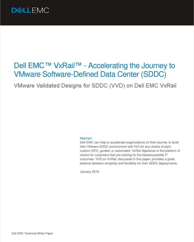 Modernize your IT with Dell EMC VxRail hyperconverged infrastructure
