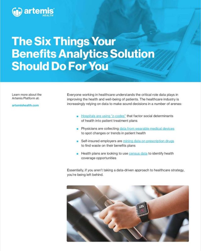 The Six Things Your Benefits Analytics Solution Should Do For You