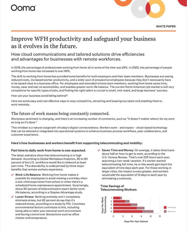Improve WFH productivity and safeguard your business as it evolves in the future