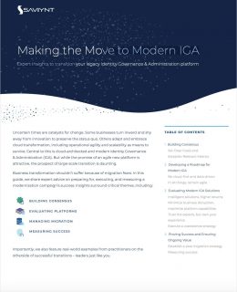 Making the Move to Modern IGA