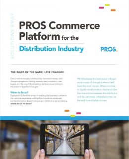PROS Commerce Platform for the Distribution Industry